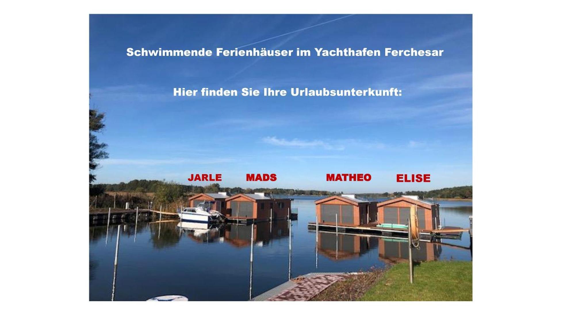 Haus Auf Dem See Elise, Matheo, Mads, Und Jarle Ferchesar Esterno foto